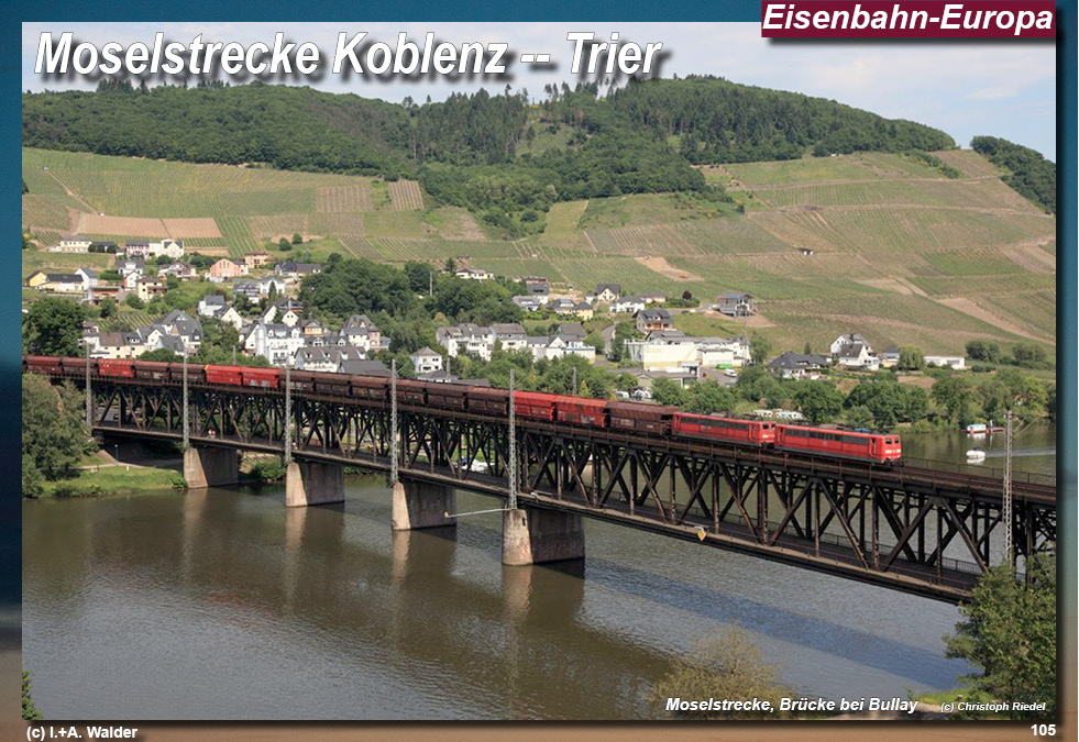 Eisenbahnmagazin Moselbahn von Koblenz nach Trier