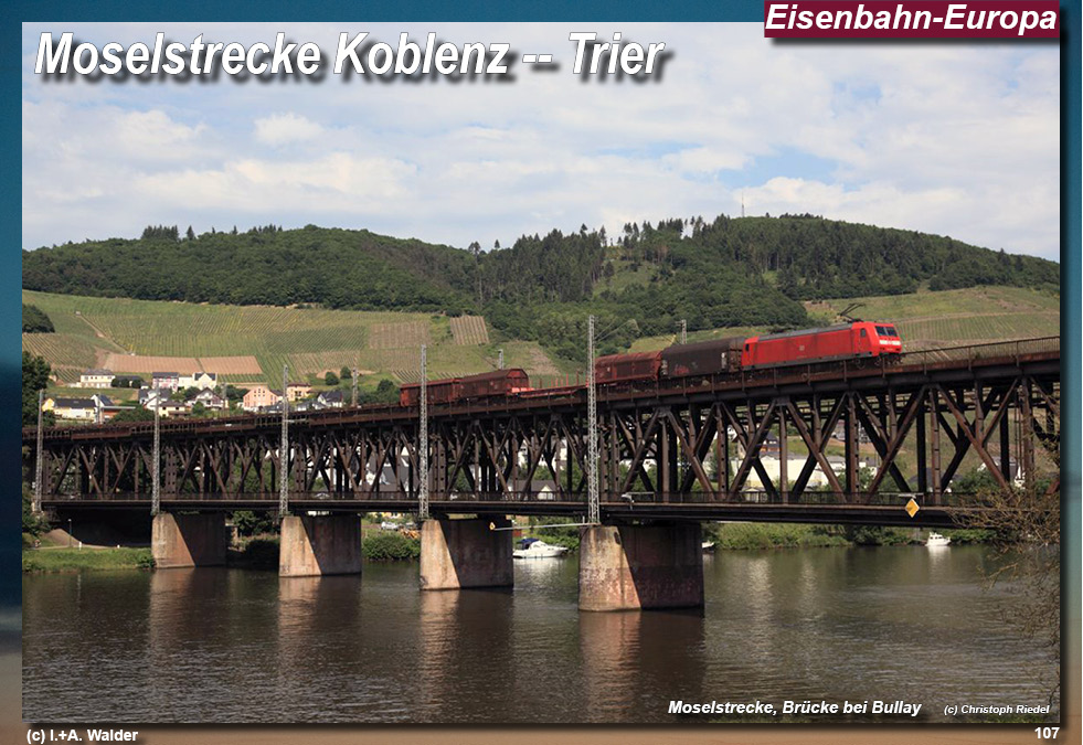 Eisenbahnmagazin Moselbahn von Koblenz nach Trier