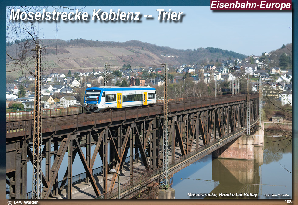 Eisenbahnmagazin Moselbahn von Koblenz nach Trier