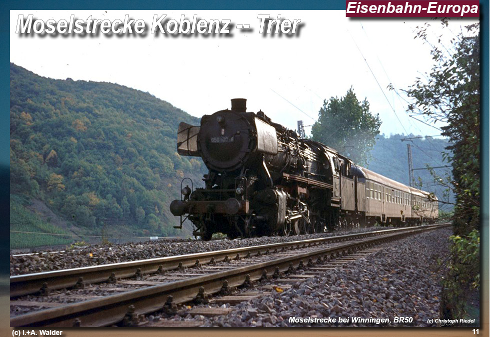 Eisenbahnmagazin Moselbahn von Koblenz nach Trier