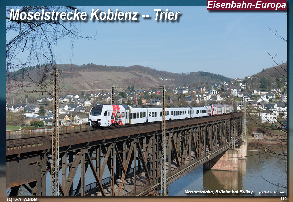 Eisenbahnmagazin Moselbahn von Koblenz nach Trier