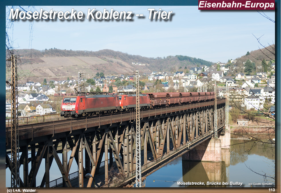 Eisenbahnmagazin Moselbahn von Koblenz nach Trier