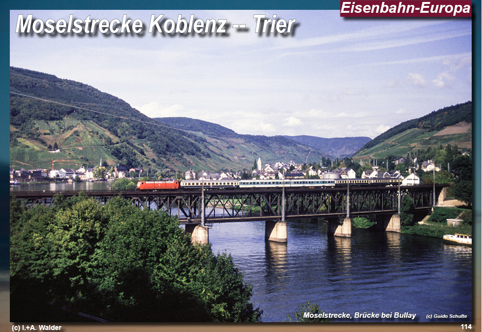 Eisenbahnmagazin Moselbahn von Koblenz nach Trier