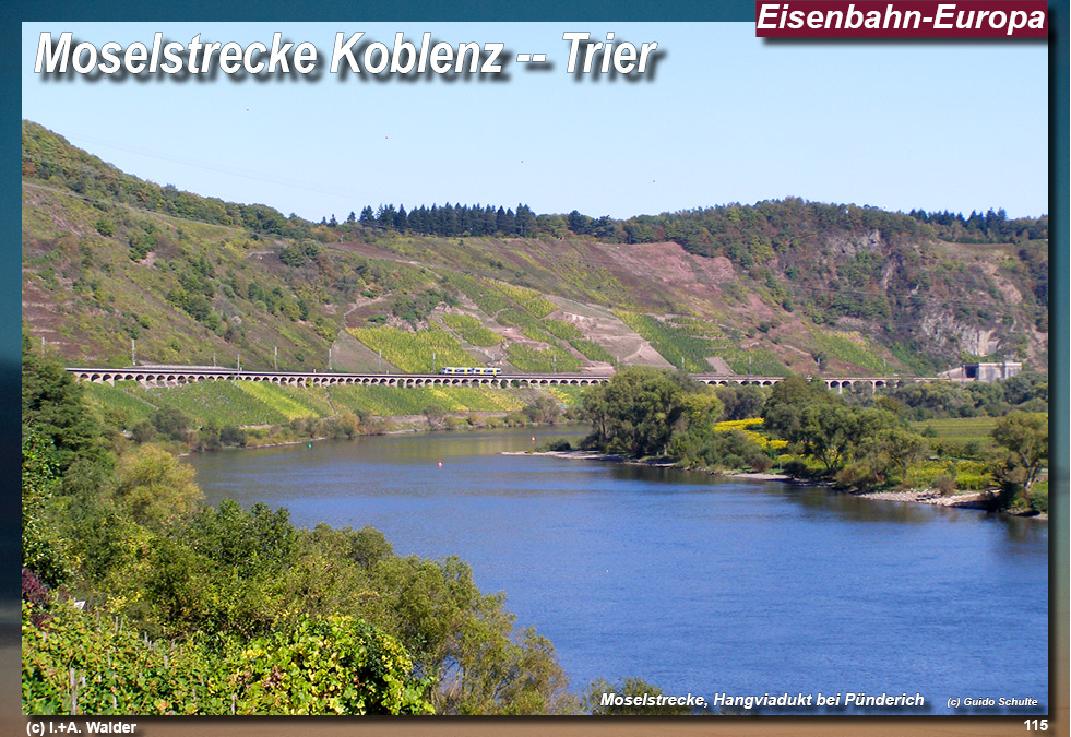 Eisenbahnmagazin Moselbahn von Koblenz nach Trier