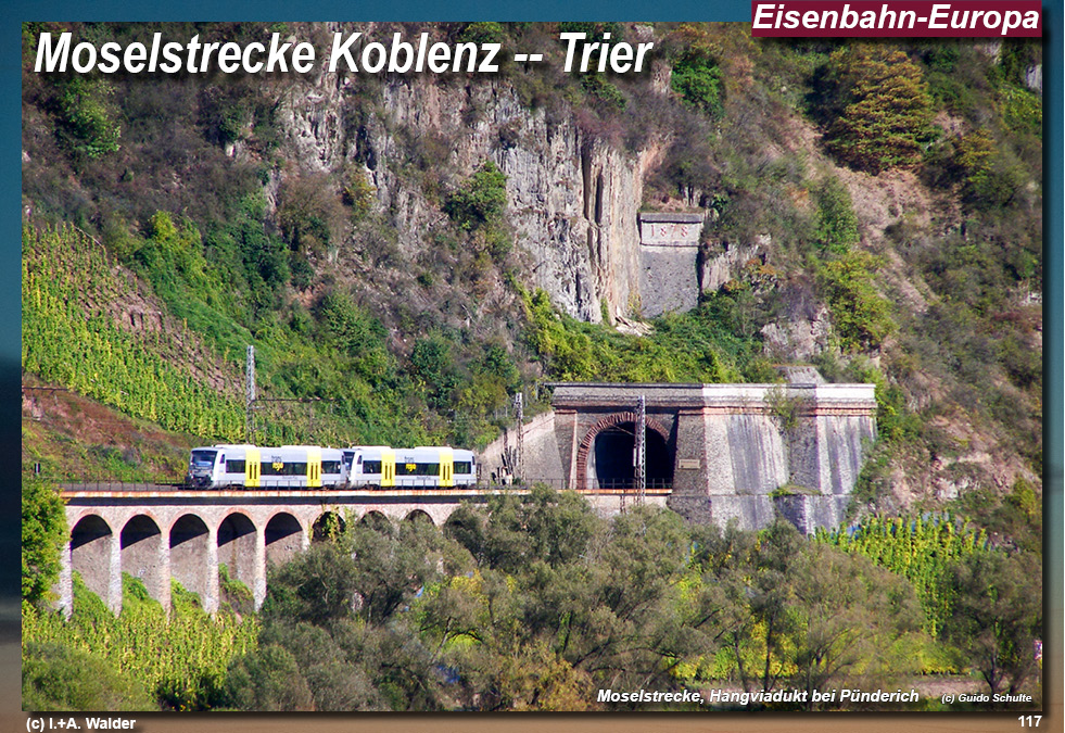 Eisenbahnmagazin Moselbahn von Koblenz nach Trier
