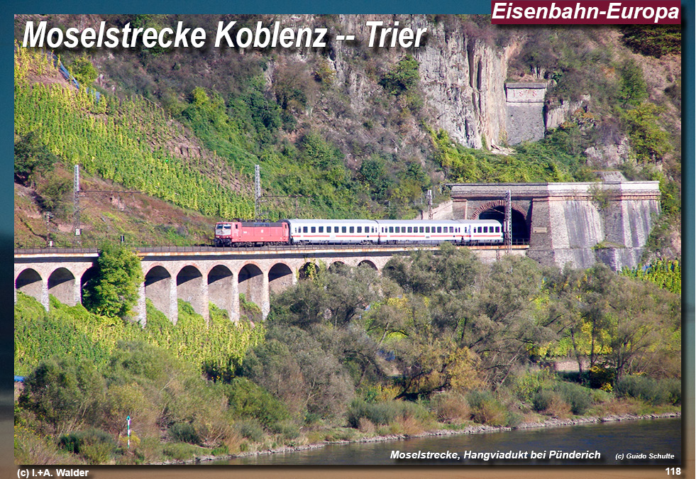 Eisenbahnmagazin Moselbahn von Koblenz nach Trier