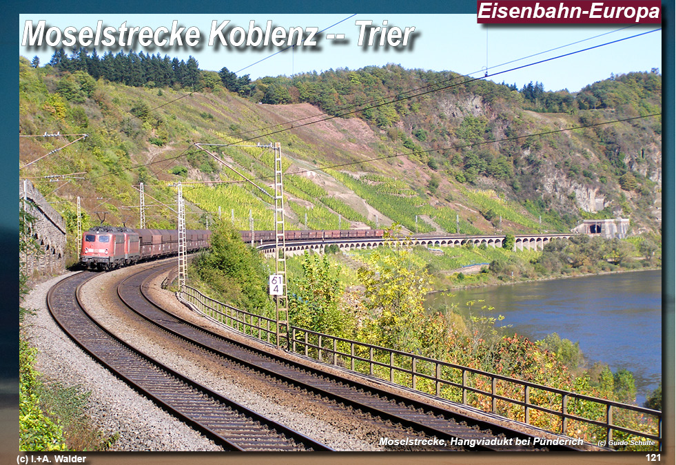 Eisenbahnmagazin Moselbahn von Koblenz nach Trier