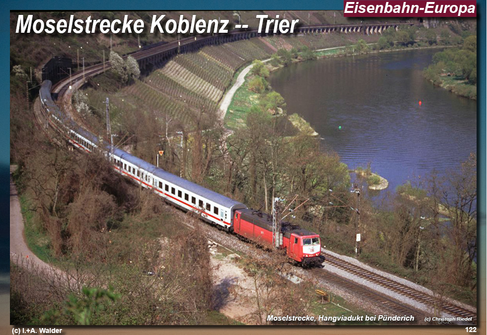 Eisenbahnmagazin Moselbahn von Koblenz nach Trier