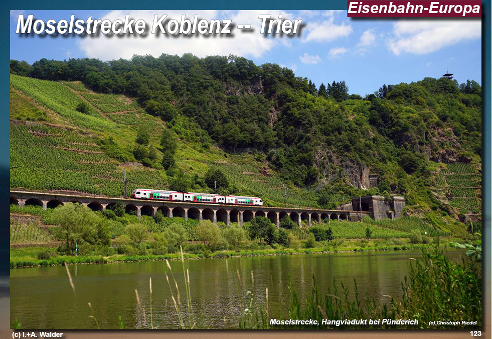 Eisenbahnmagazin Moselbahn von Koblenz nach Trier