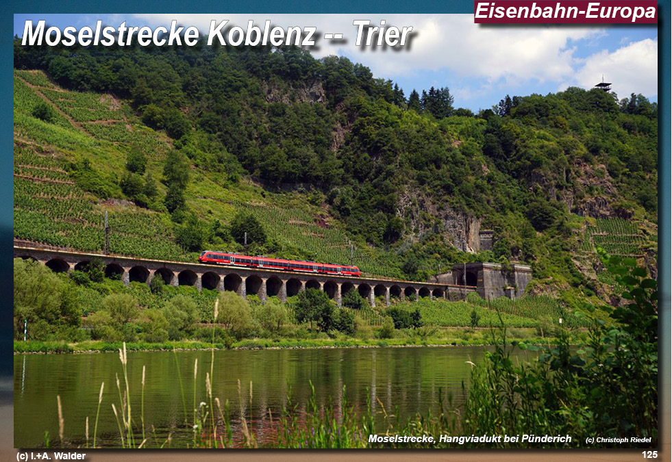 Eisenbahnmagazin Moselbahn von Koblenz nach Trier