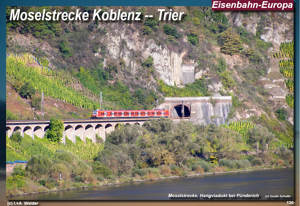 Eisenbahnmagazin Moselbahn von Koblenz nach Trier