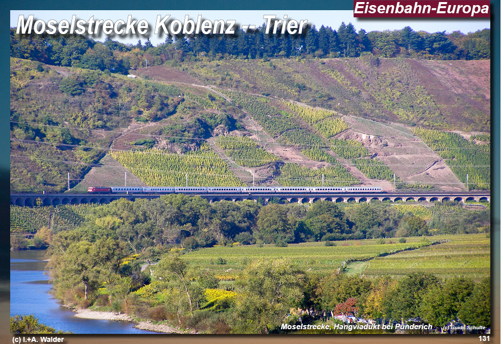 Eisenbahnmagazin Moselbahn von Koblenz nach Trier