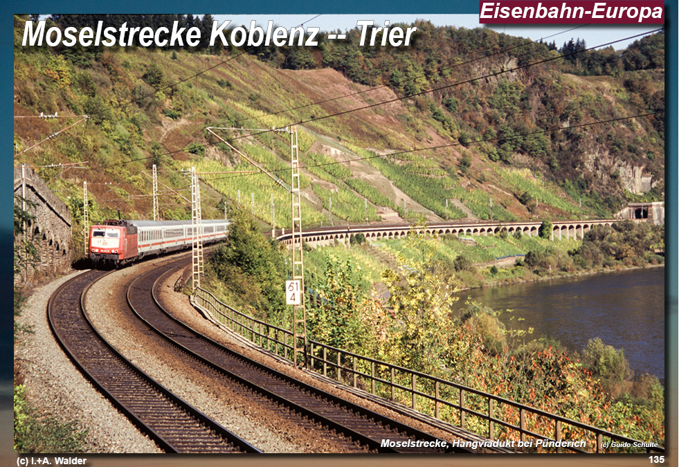 Eisenbahnmagazin Moselbahn von Koblenz nach Trier