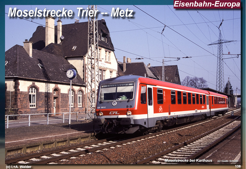 Eisenbahnmagazin Moselbahn von Koblenz nach Trier