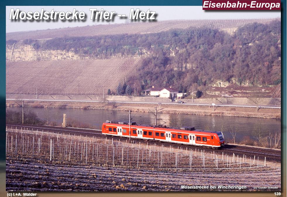Eisenbahnmagazin Moselbahn von Koblenz nach Trier