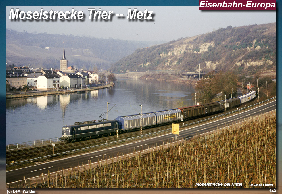 Eisenbahnmagazin Moselbahn von Koblenz nach Trier