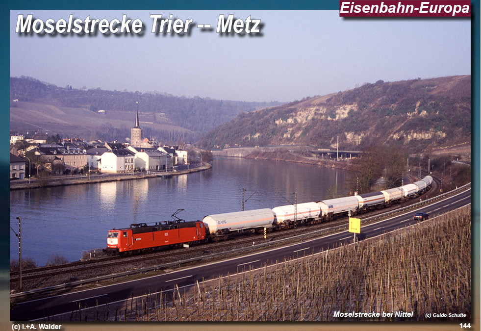 Eisenbahnmagazin Moselbahn von Koblenz nach Trier