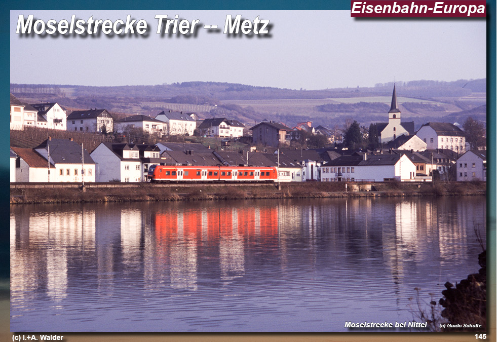 Eisenbahnmagazin Moselbahn von Koblenz nach Trier