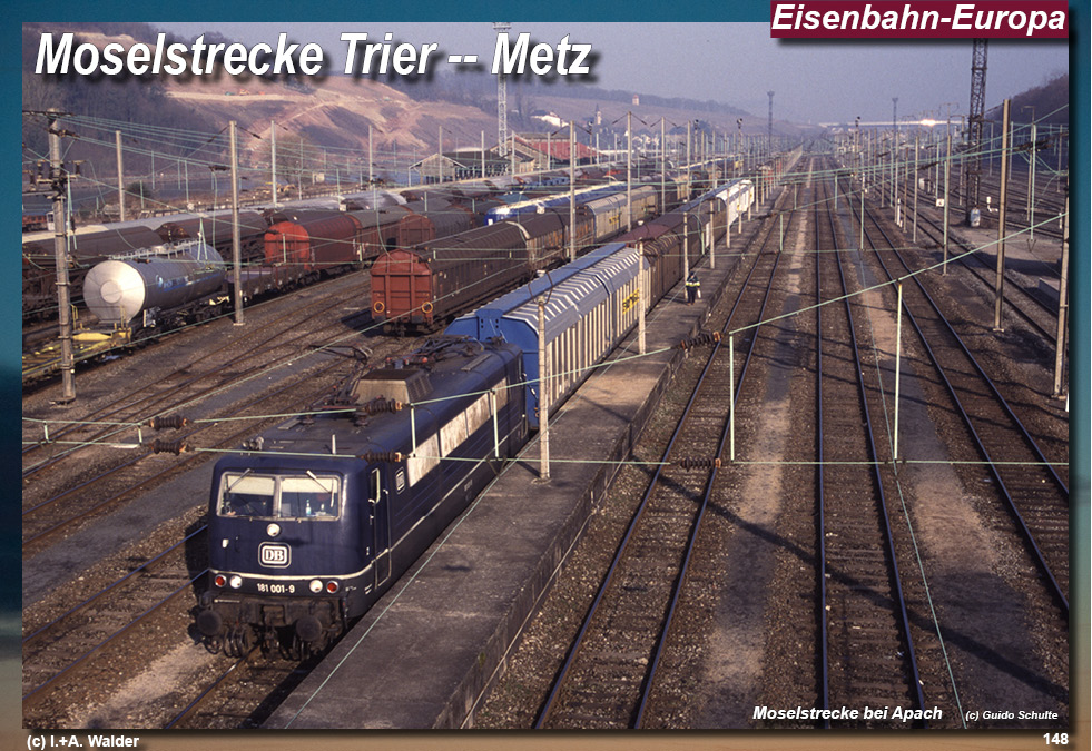 Eisenbahnmagazin Moselbahn von Koblenz nach Trier