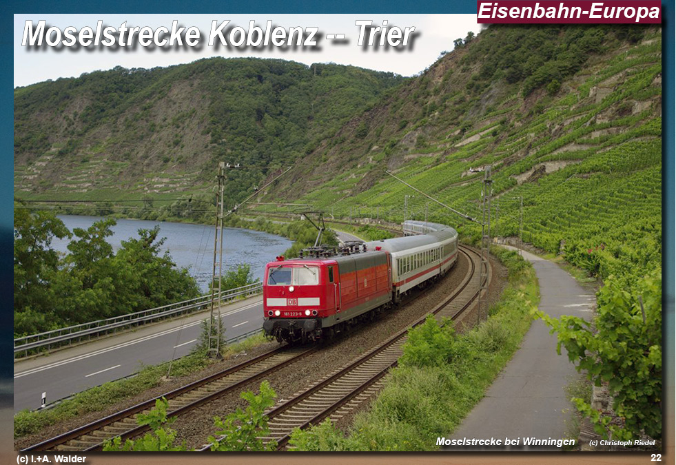Eisenbahnmagazin Moselbahn von Koblenz nach Trier