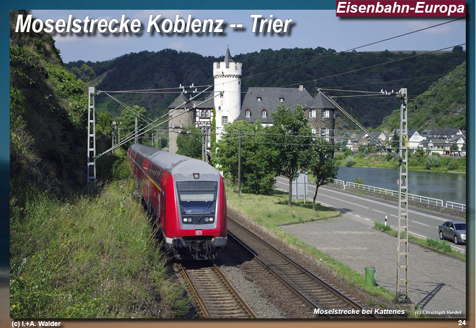 Eisenbahnmagazin Moselbahn von Koblenz nach Trier
