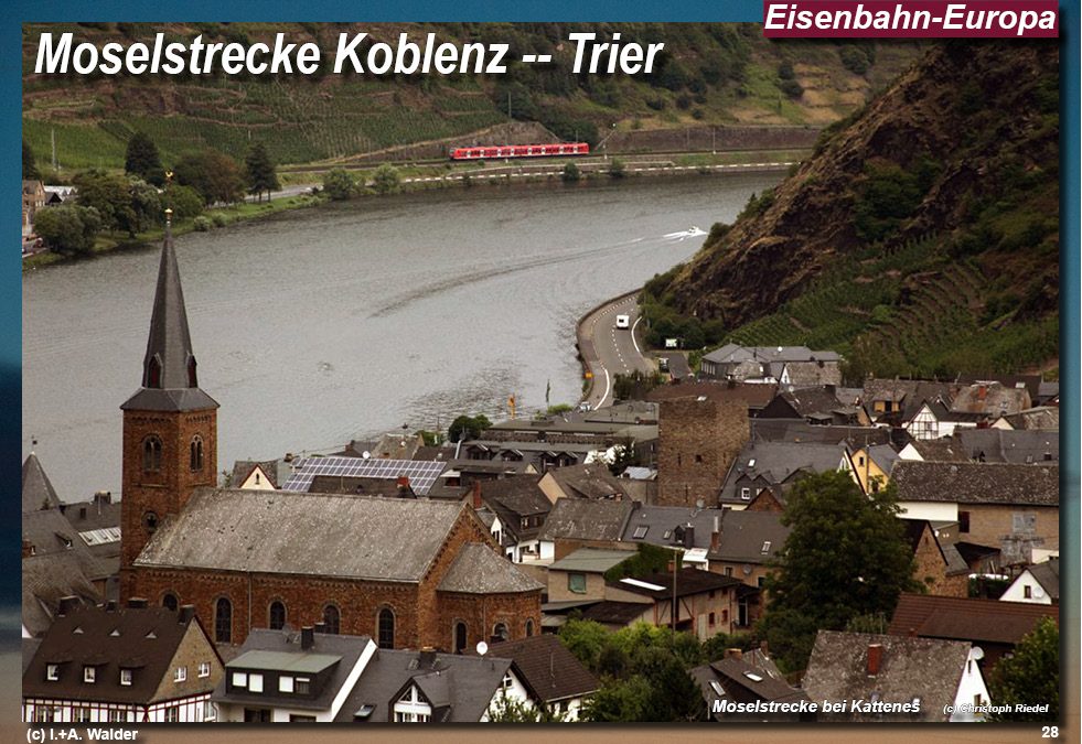 Eisenbahnmagazin Moselbahn von Koblenz nach Trier
