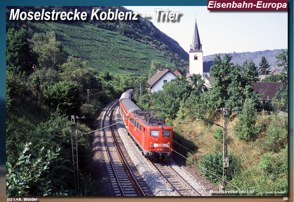 Eisenbahnmagazin Moselbahn von Koblenz nach Trier