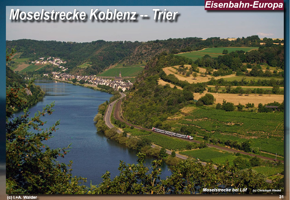 Eisenbahnmagazin Moselbahn von Koblenz nach Trier