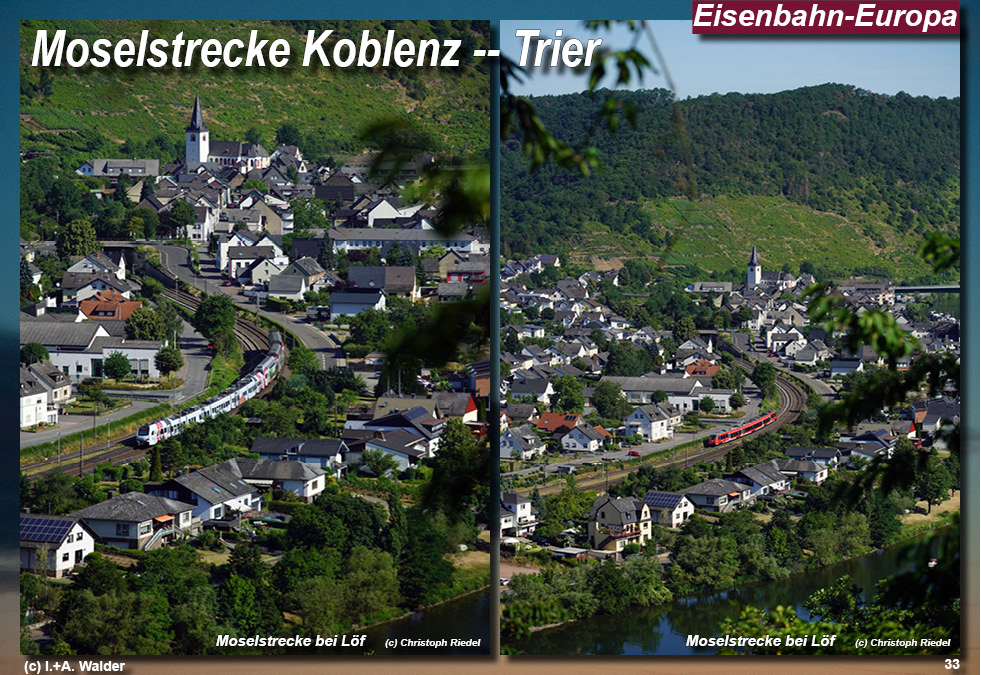 Eisenbahnmagazin Moselbahn von Koblenz nach Trier