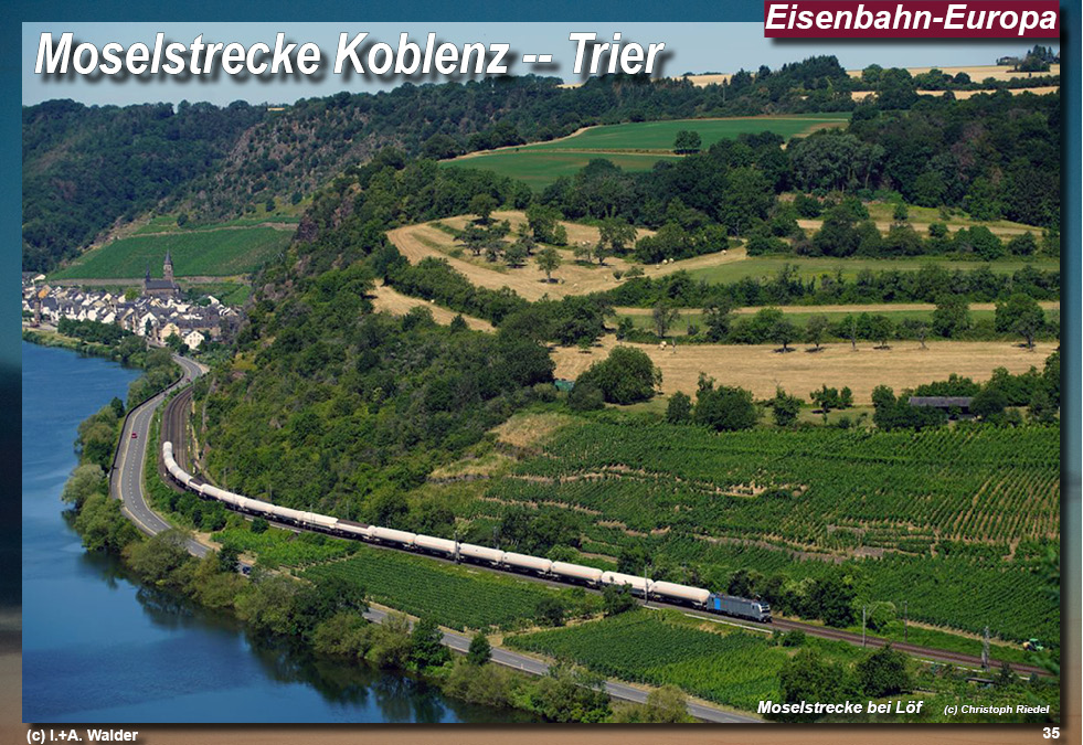 Eisenbahnmagazin Moselbahn von Koblenz nach Trier