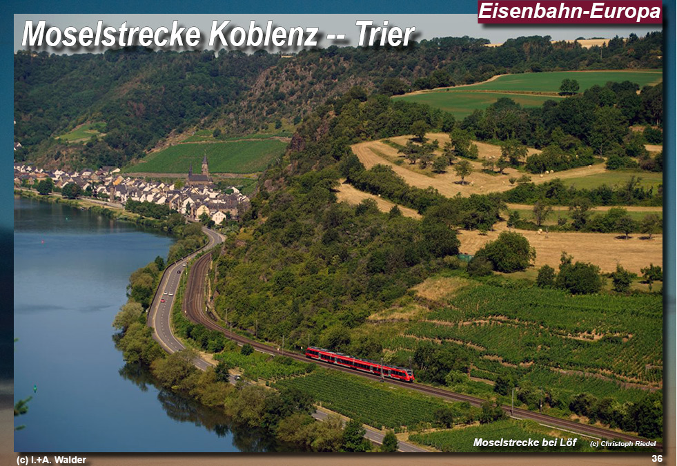 Eisenbahnmagazin Moselbahn von Koblenz nach Trier