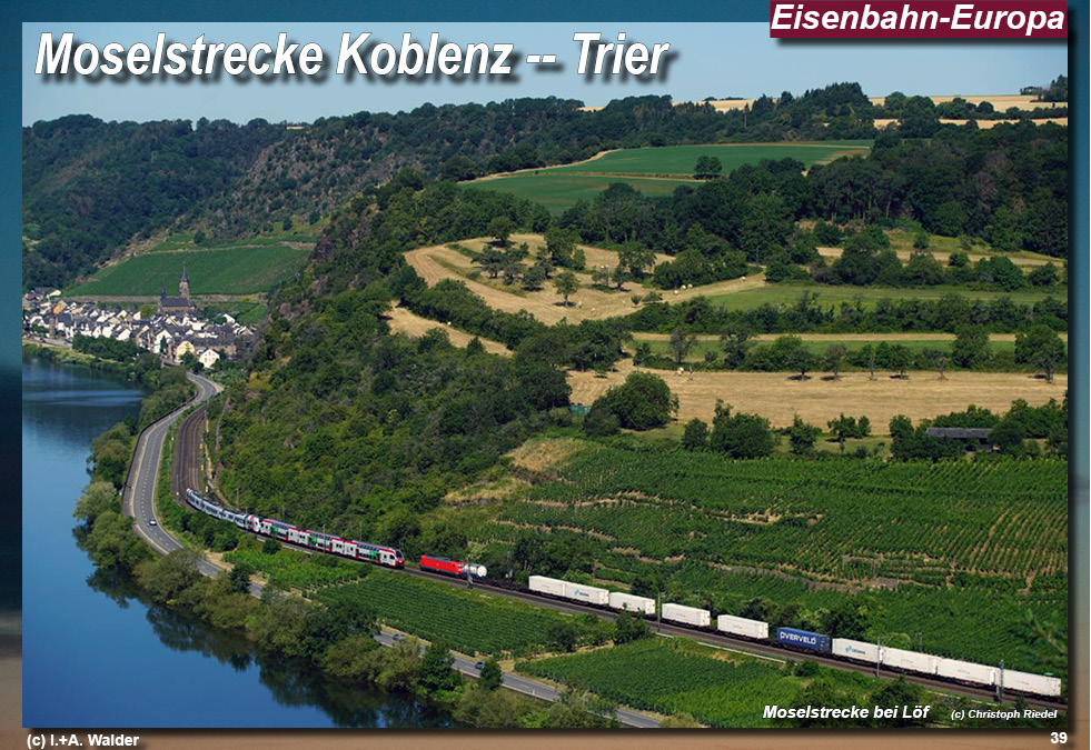 Eisenbahnmagazin Moselbahn von Koblenz nach Trier