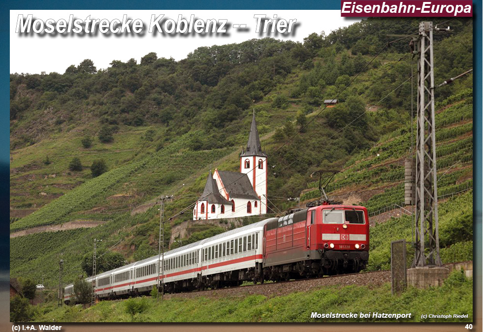 Eisenbahnmagazin Moselbahn von Koblenz nach Trier