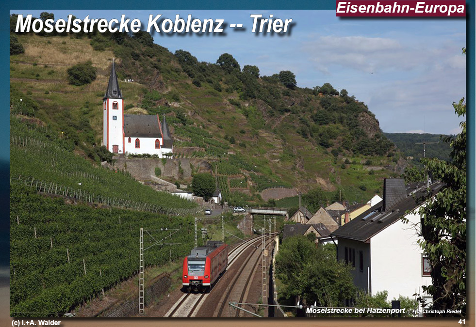 Eisenbahnmagazin Moselbahn von Koblenz nach Trier
