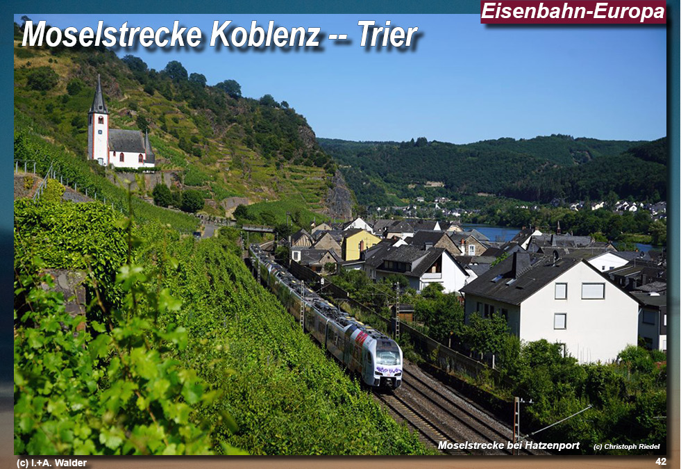 Eisenbahnmagazin Moselbahn von Koblenz nach Trier