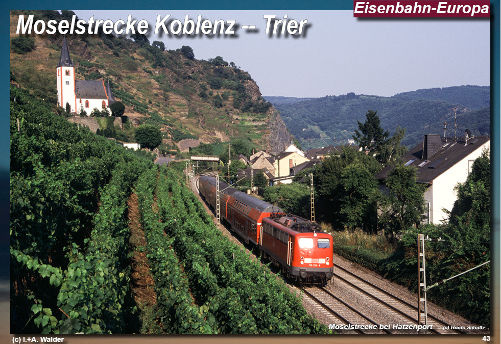 Eisenbahnmagazin Moselbahn von Koblenz nach Trier