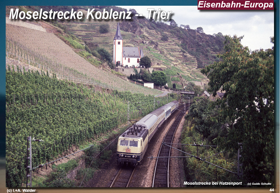 Eisenbahnmagazin Moselbahn von Koblenz nach Trier