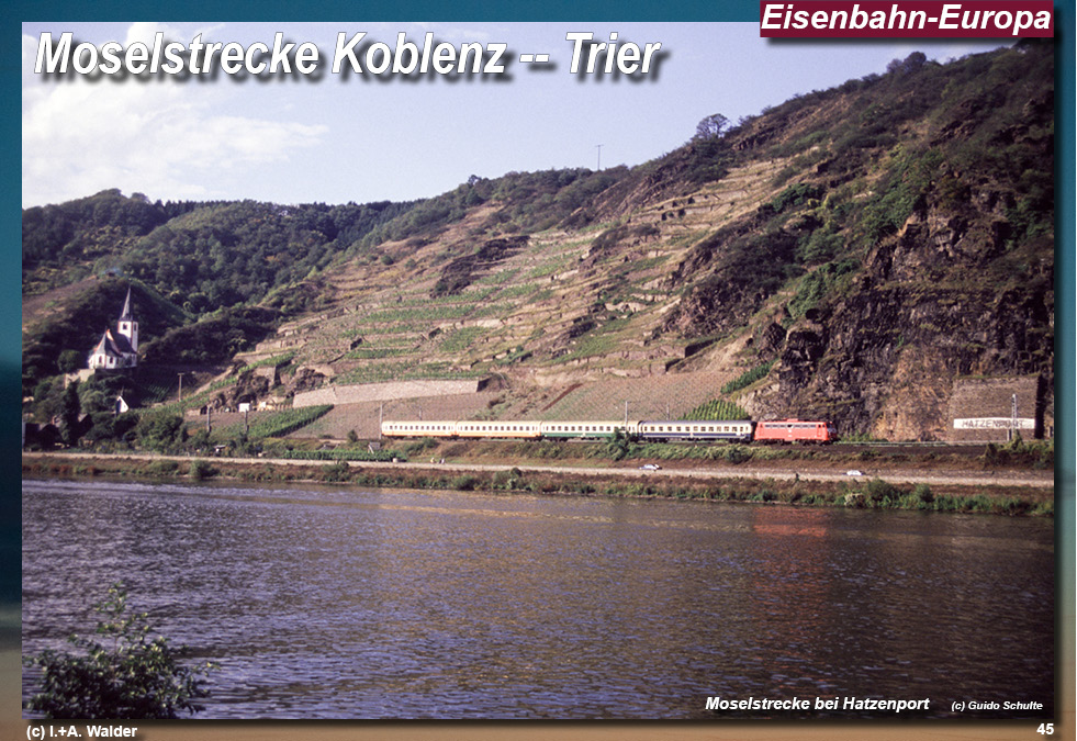 Eisenbahnmagazin Moselbahn von Koblenz nach Trier