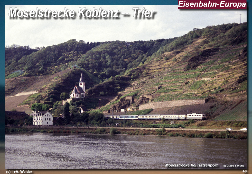 Eisenbahnmagazin Moselbahn von Koblenz nach Trier