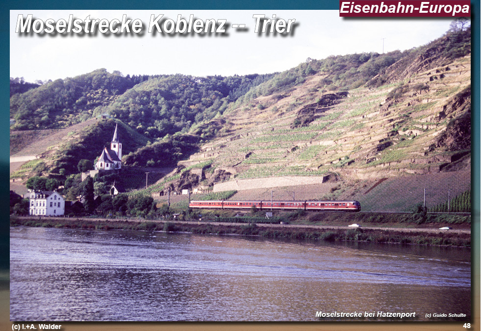 Eisenbahnmagazin Moselbahn von Koblenz nach Trier