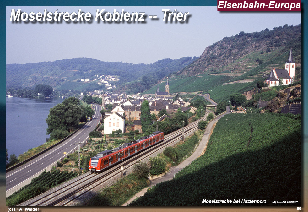 Eisenbahnmagazin Moselbahn von Koblenz nach Trier
