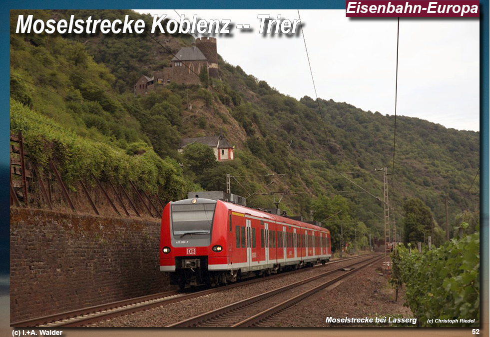 Eisenbahnmagazin Moselbahn von Koblenz nach Trier