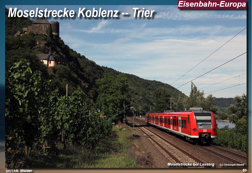 Eisenbahnmagazin Moselbahn von Koblenz nach Trier