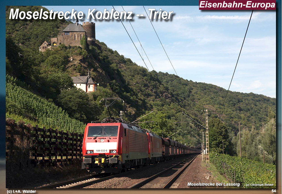 Eisenbahnmagazin Moselbahn von Koblenz nach Trier