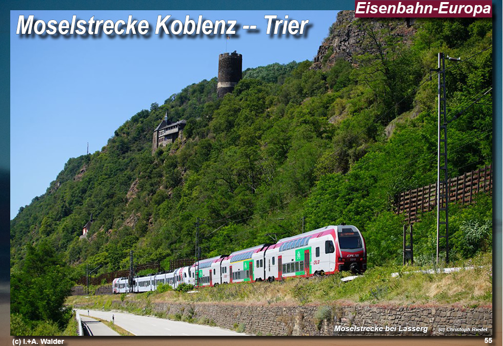 Eisenbahnmagazin Moselbahn von Koblenz nach Trier