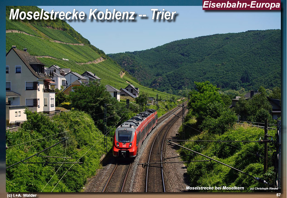 Eisenbahnmagazin Moselbahn von Koblenz nach Trier