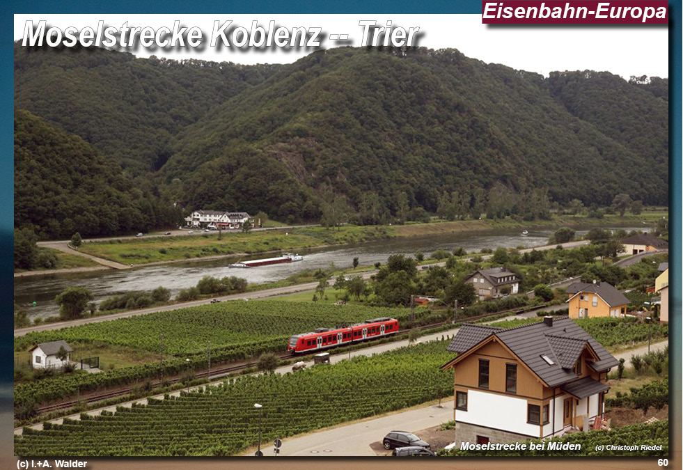 Eisenbahnmagazin Moselbahn von Koblenz nach Trier