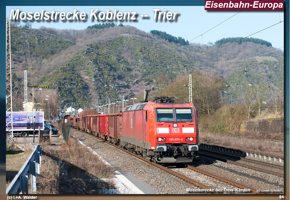 Eisenbahnmagazin Moselbahn von Koblenz nach Trier