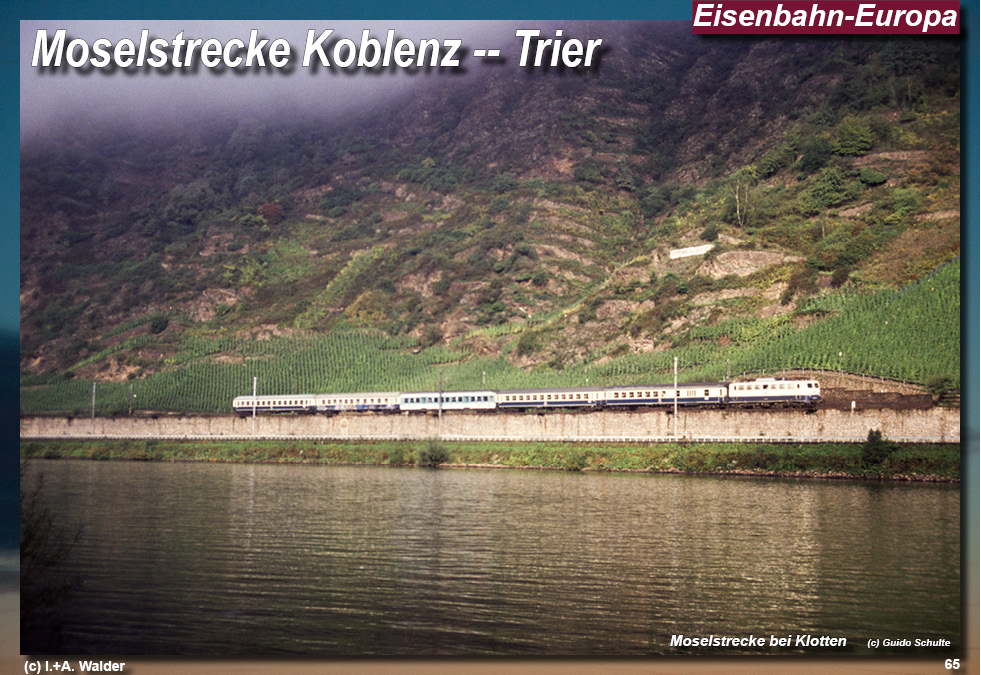 Eisenbahnmagazin Moselbahn von Koblenz nach Trier
