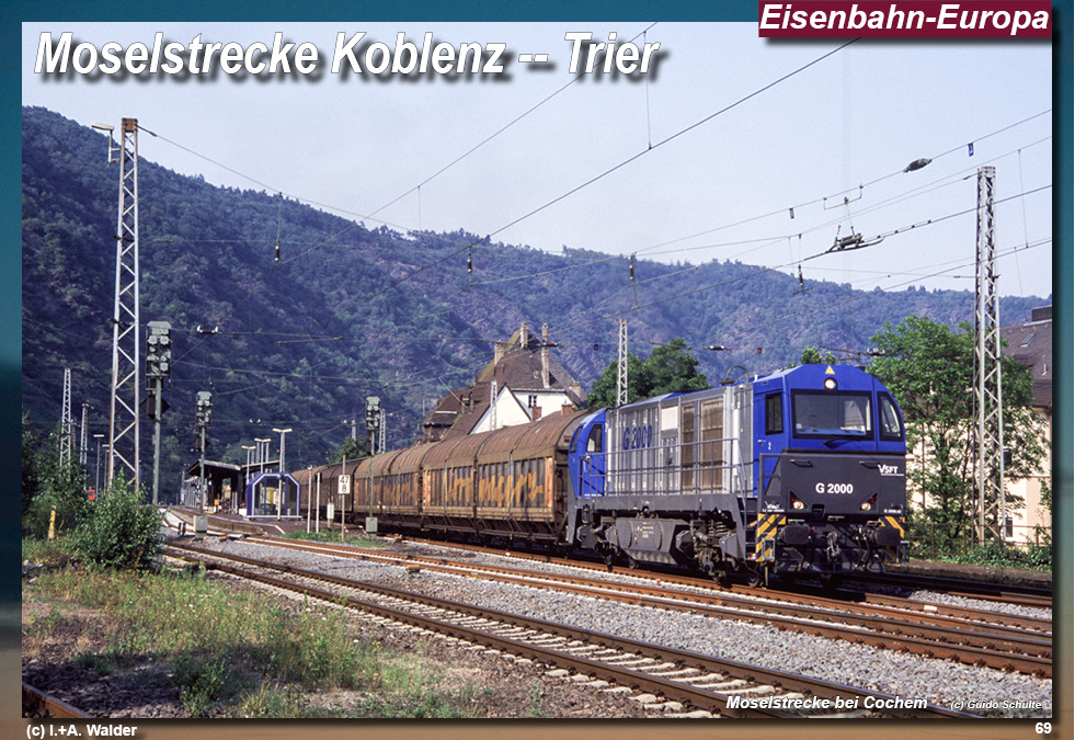 Eisenbahnmagazin Moselbahn von Koblenz nach Trier